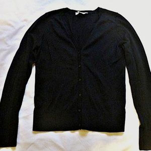 NWOT - LOFT Black Cotton Cardigan